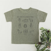 For Unto Us A Child Is Born - Child Tee Little Mama Shirt Shop