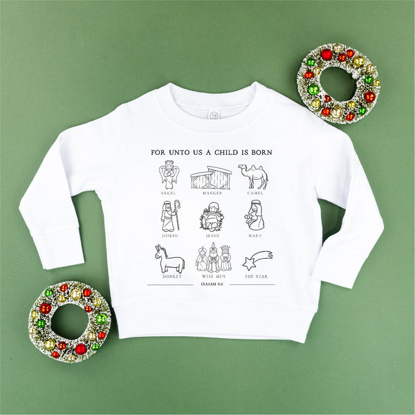 For Unto Us A Child Is Born - Child Sweater