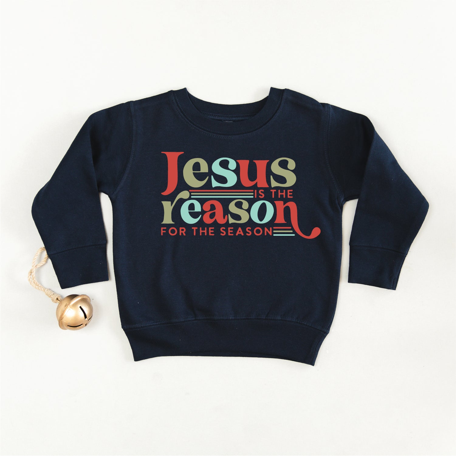 Jesus Is The Reason For The Season - Child Sweater Little Mama Shirt Shop