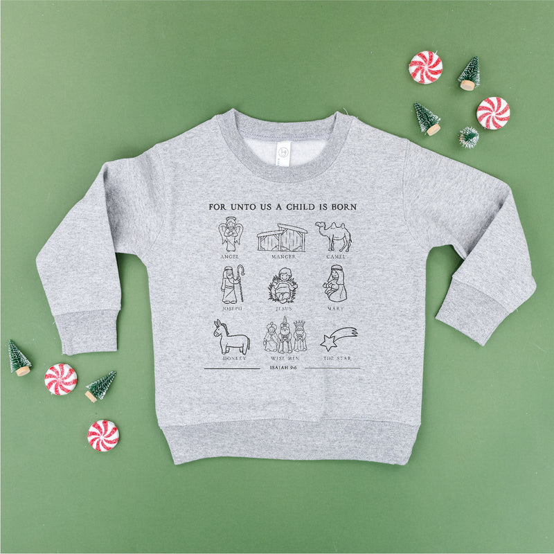 For Unto Us A Child Is Born - Child Sweater