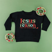 Jesus Is The Reason For The Season - Child Sweater Little Mama Shirt Shop