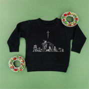 Nativity Scene - Child Sweater Little Mama Shirt Shop