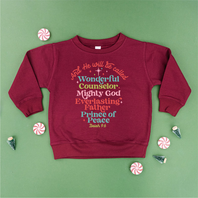 And He Will Be Called...Prince Of Peace - Child Sweater