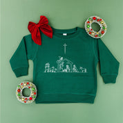 Nativity Scene - Child Sweater Little Mama Shirt Shop