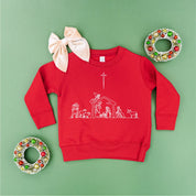 Nativity Scene - Child Sweater Little Mama Shirt Shop