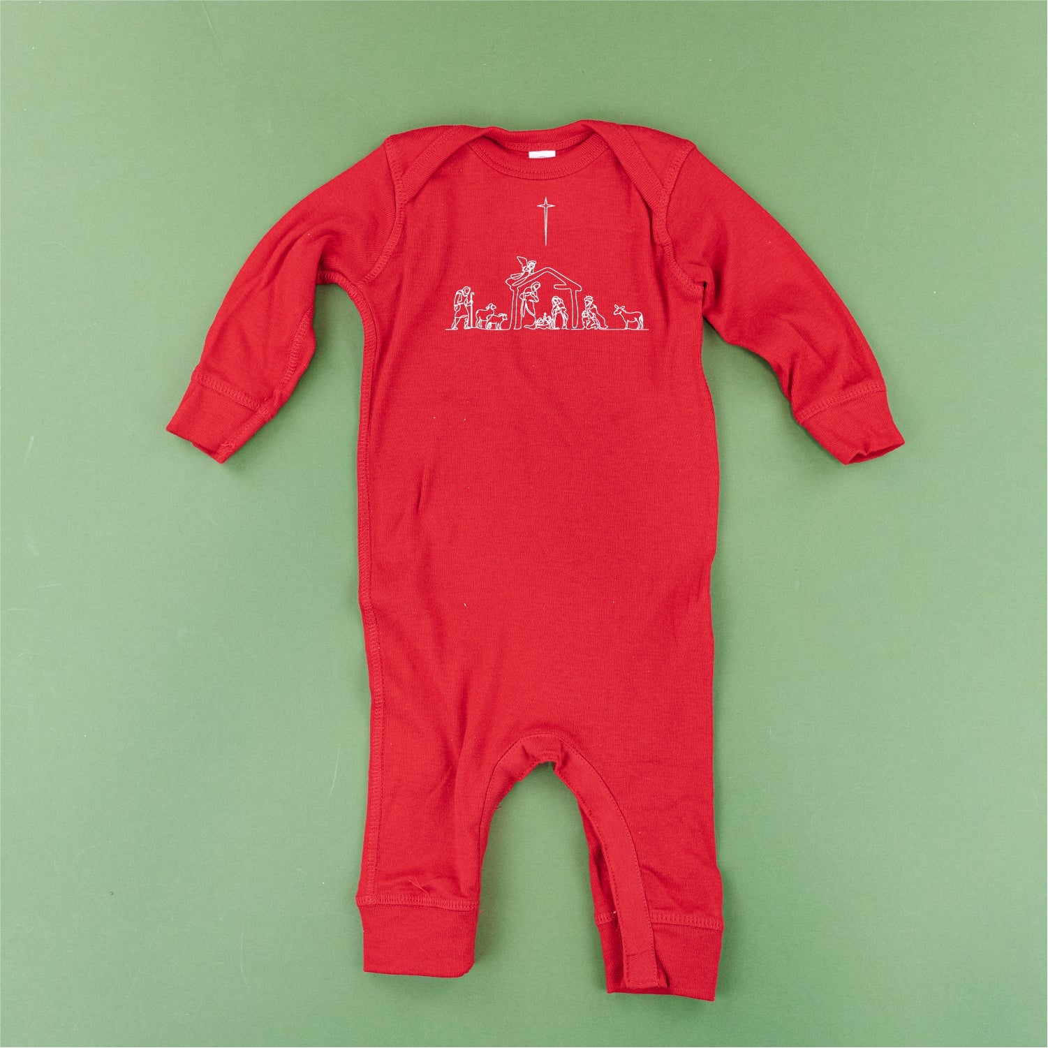 Nativity Scene - Baby Sleeper Little Mama Shirt Shop