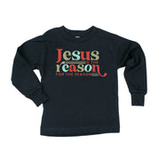 Jesus Is The Reason For The Season - Child LONG SLEEVE Tee Little Mama Shirt Shop