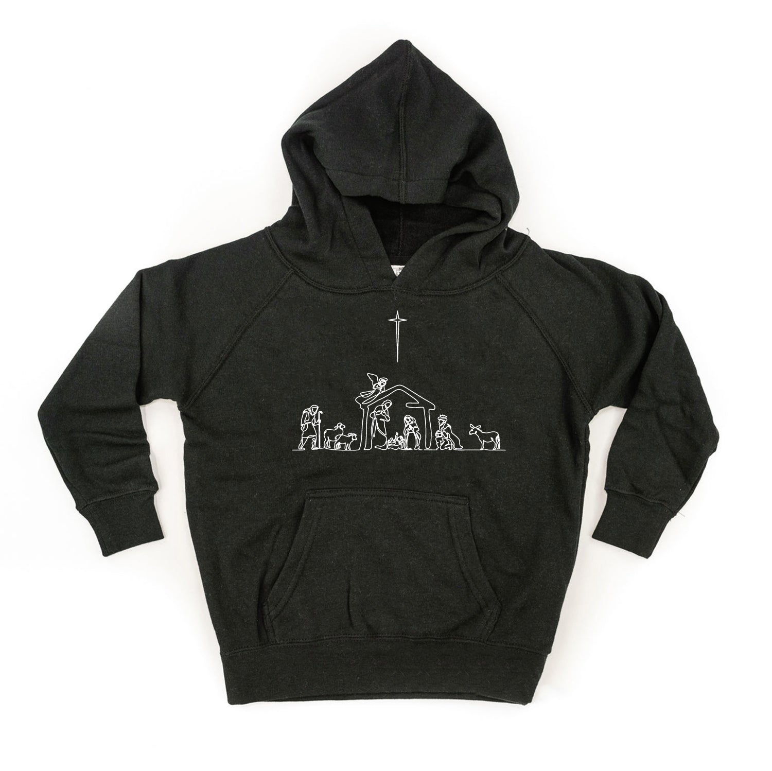 Nativity Scene - Child HOODIE Little Mama Shirt Shop LLC