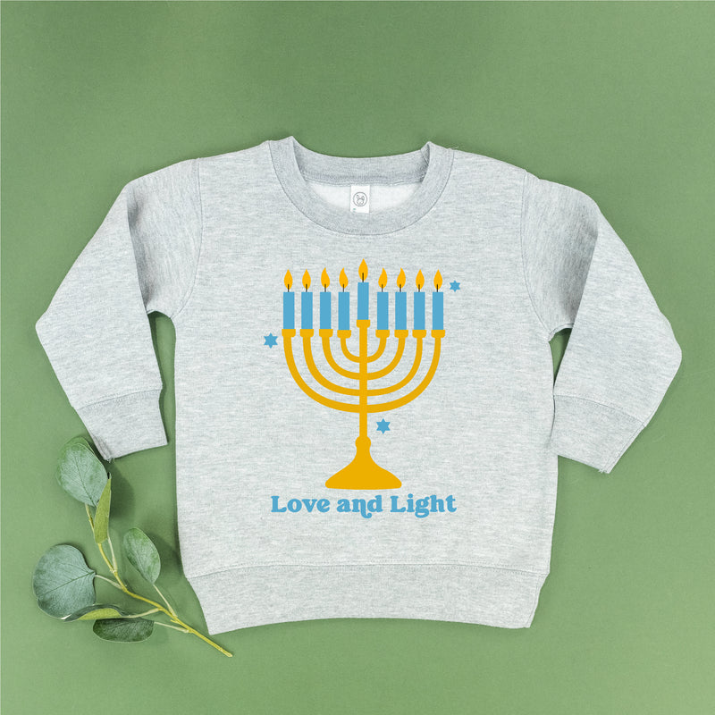 Love And Light - Hanukkah - Child Sweater