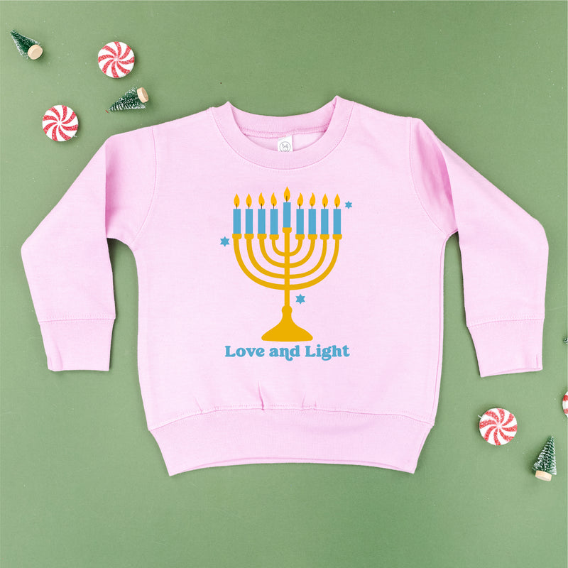 Love And Light - Hanukkah - Child Sweater