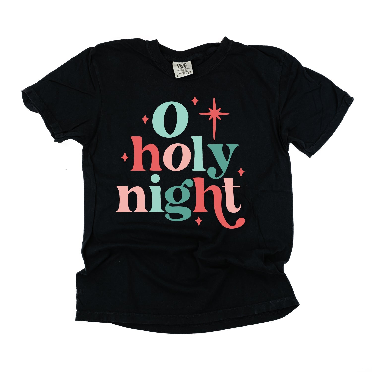 O Holy Night - Comfort Colors Tee Little Mama Shirt Shop