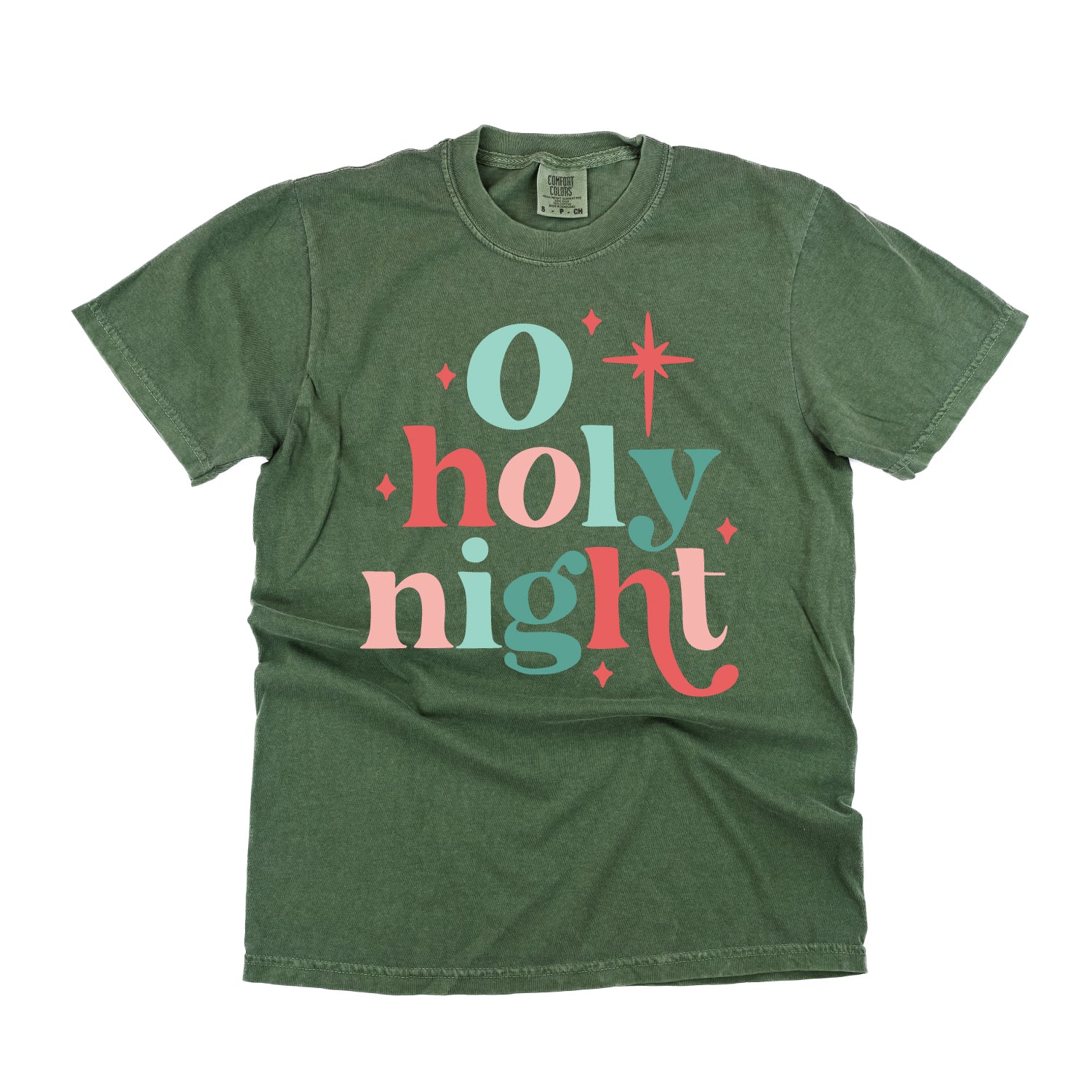 O Holy Night - Comfort Colors Tee Little Mama Shirt Shop