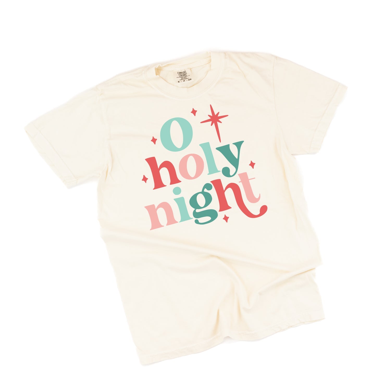 O Holy Night - Comfort Colors Tee Little Mama Shirt Shop
