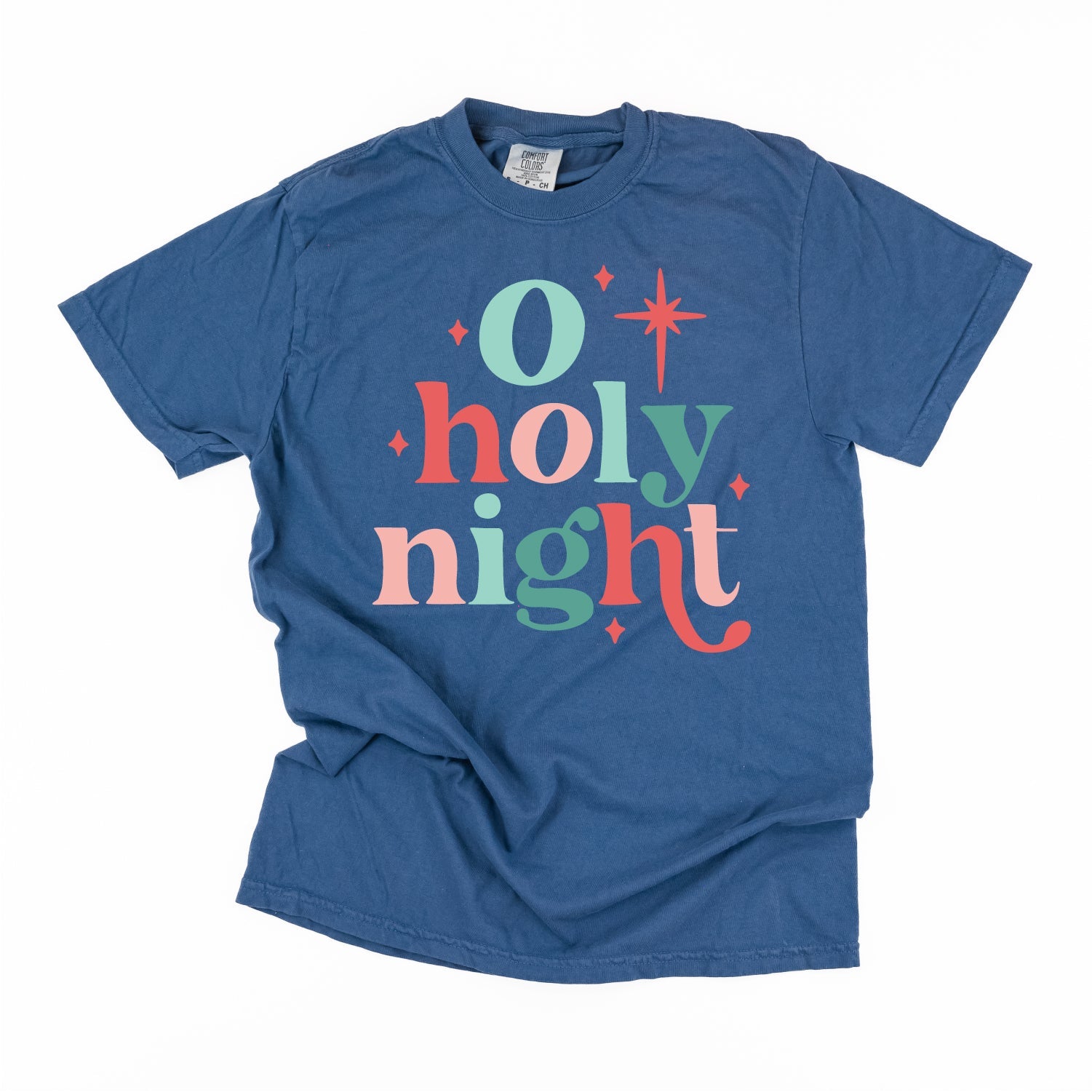 O Holy Night - Comfort Colors Tee Little Mama Shirt Shop
