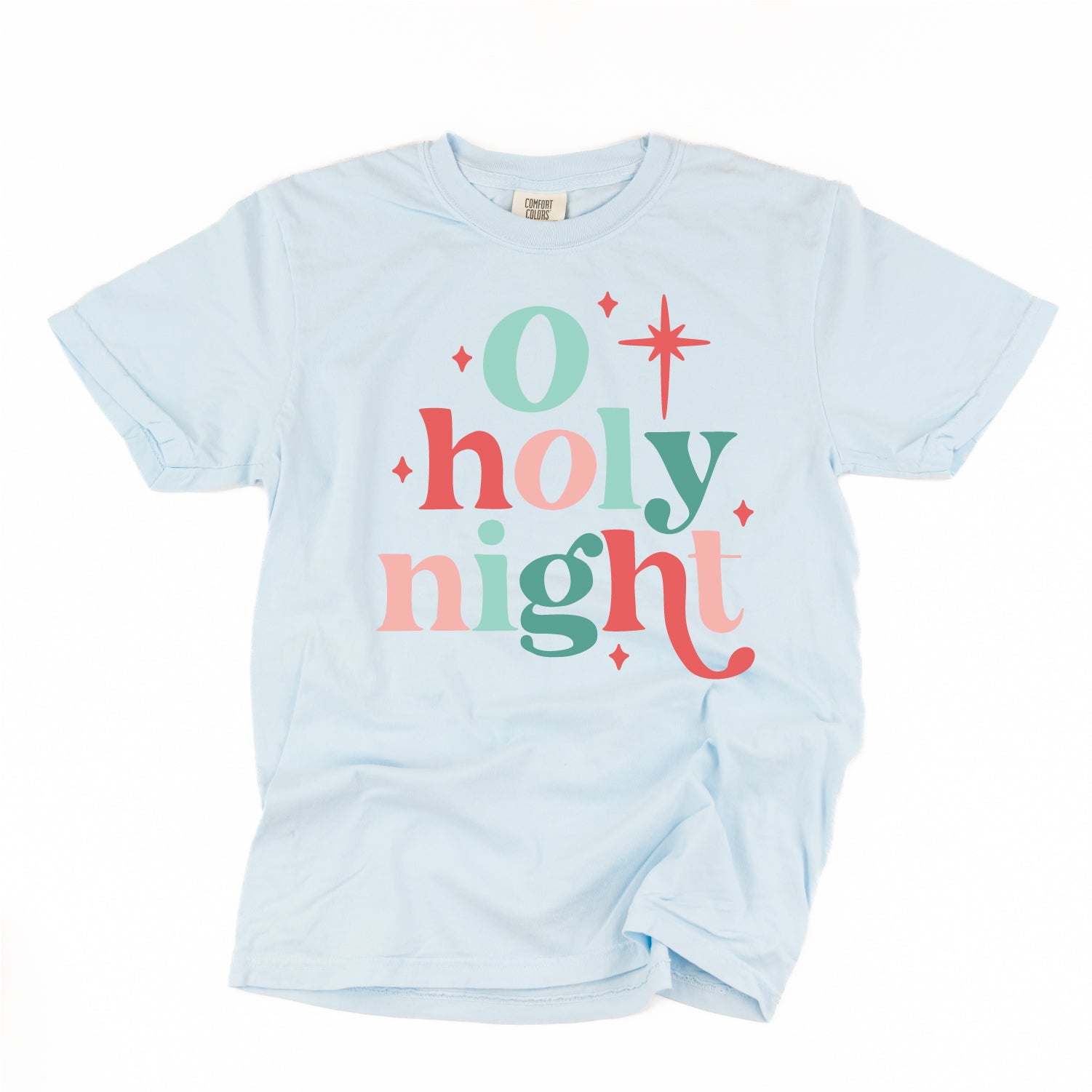O Holy Night - Comfort Colors Tee Little Mama Shirt Shop