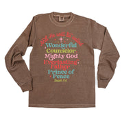 And He Will Be Called...Prince Of Peace - LONG SLEEVE Comfort Colors Tee Little Mama Shirt Shop