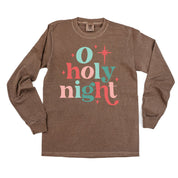O Holy Night - LONG SLEEVE Comfort Colors Tee Little Mama Shirt Shop