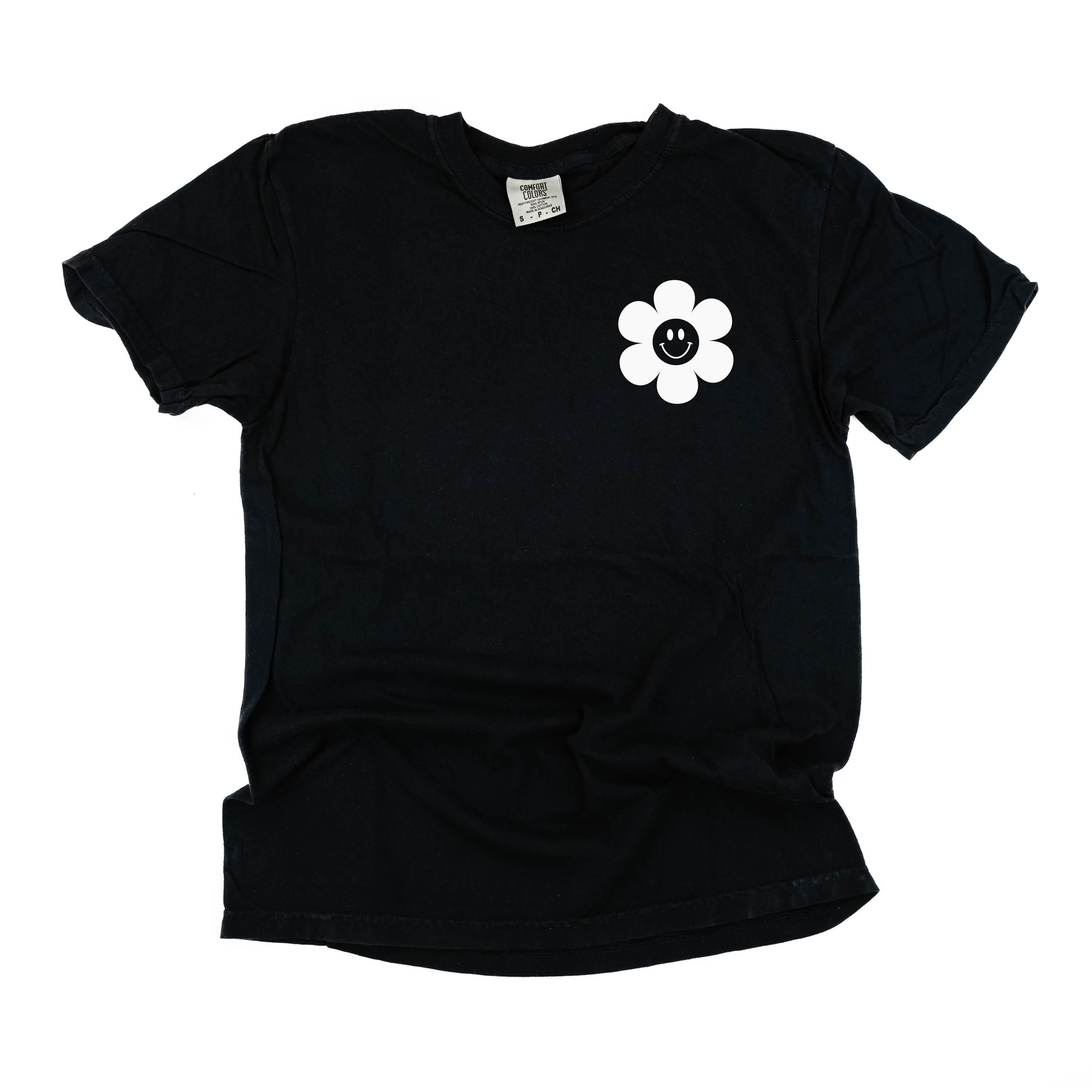 Melting Motherhood - YOU'RE DOING GREAT, MAMA - (w/ Simple Flower Smiley) - SHORT SLEEVE COMFORT COLORS TEE Little Mama Shirt Shop