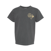 You Belong Here - Smiley and Supplies (pf&b) - YOUTH Comfort Colors Tee Little Mama Shirt Shop