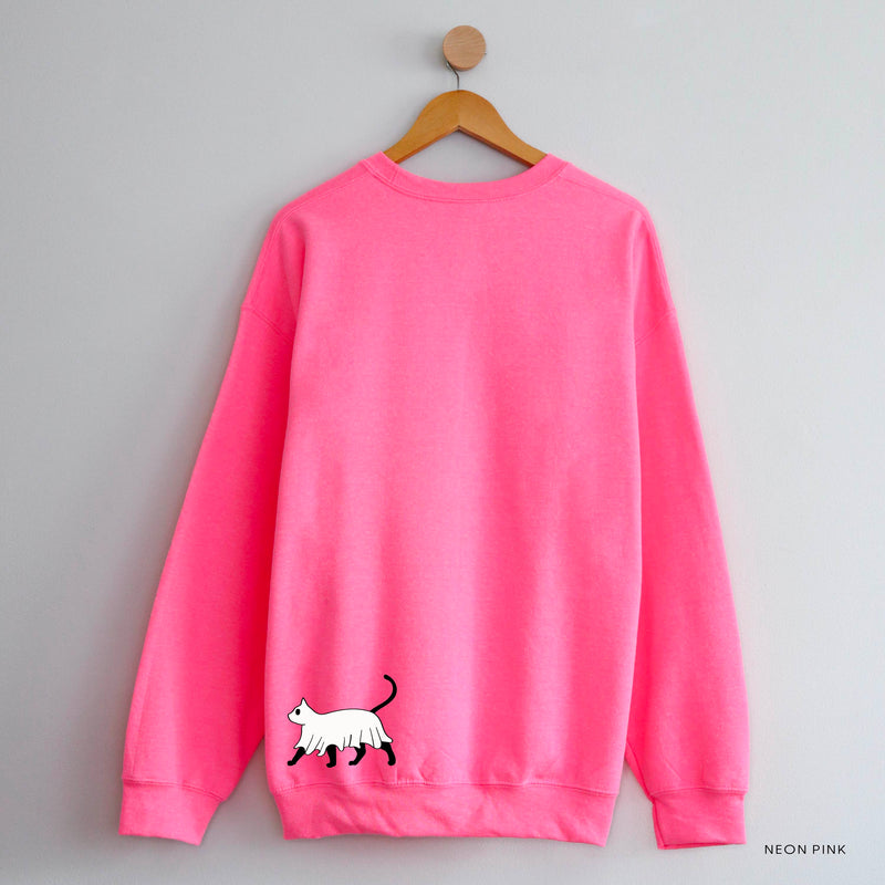 You're Freakin' Meowt! (with lower back detail) - Basic Fleece Crewneck