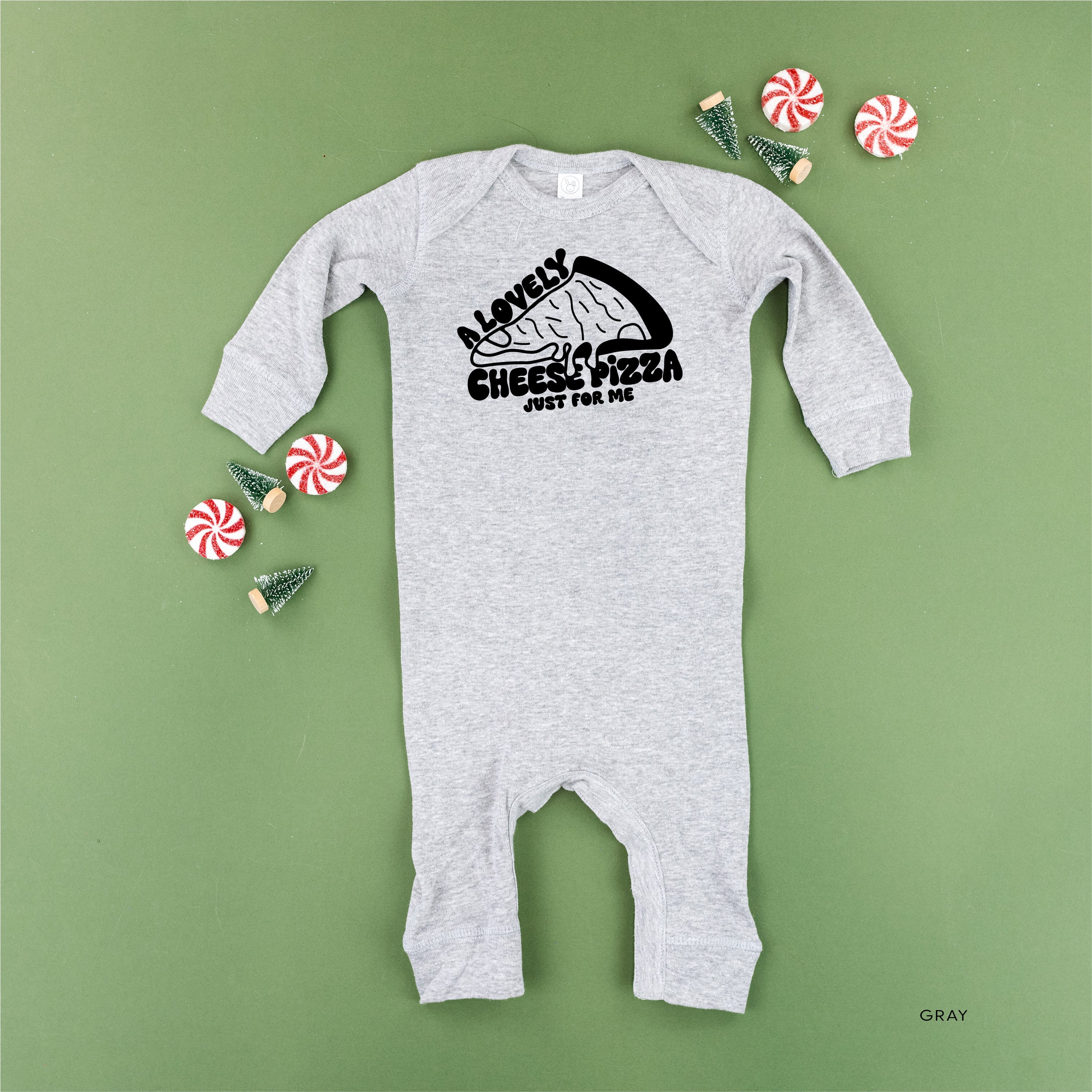 A Lovely Cheese Pizza Just For Me - Baby Sleeper Little Mama Shirt Shop