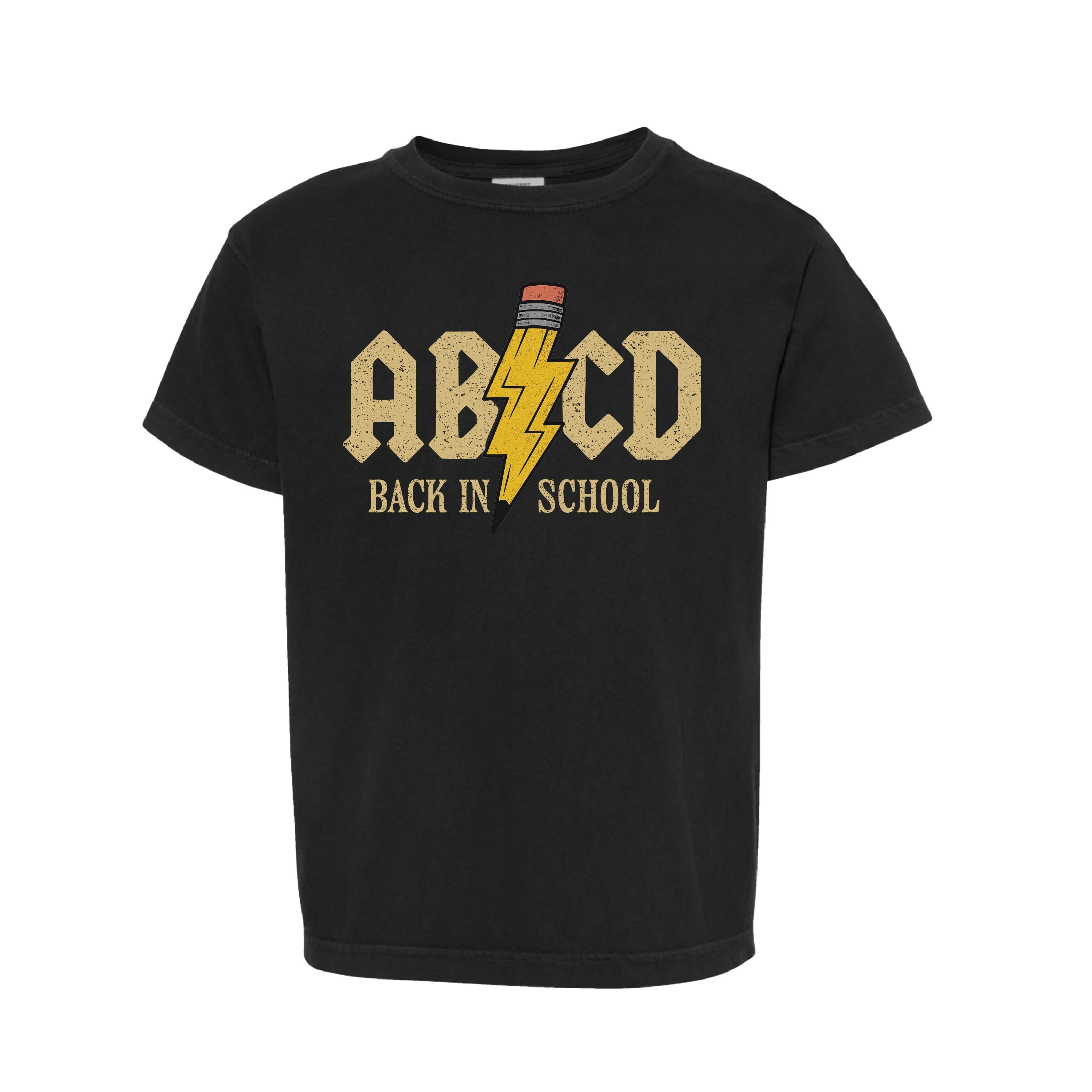 ABCD - The Learning Tour (f&b) - YOUTH Comfort Colors Tee Little Mama Shirt Shop