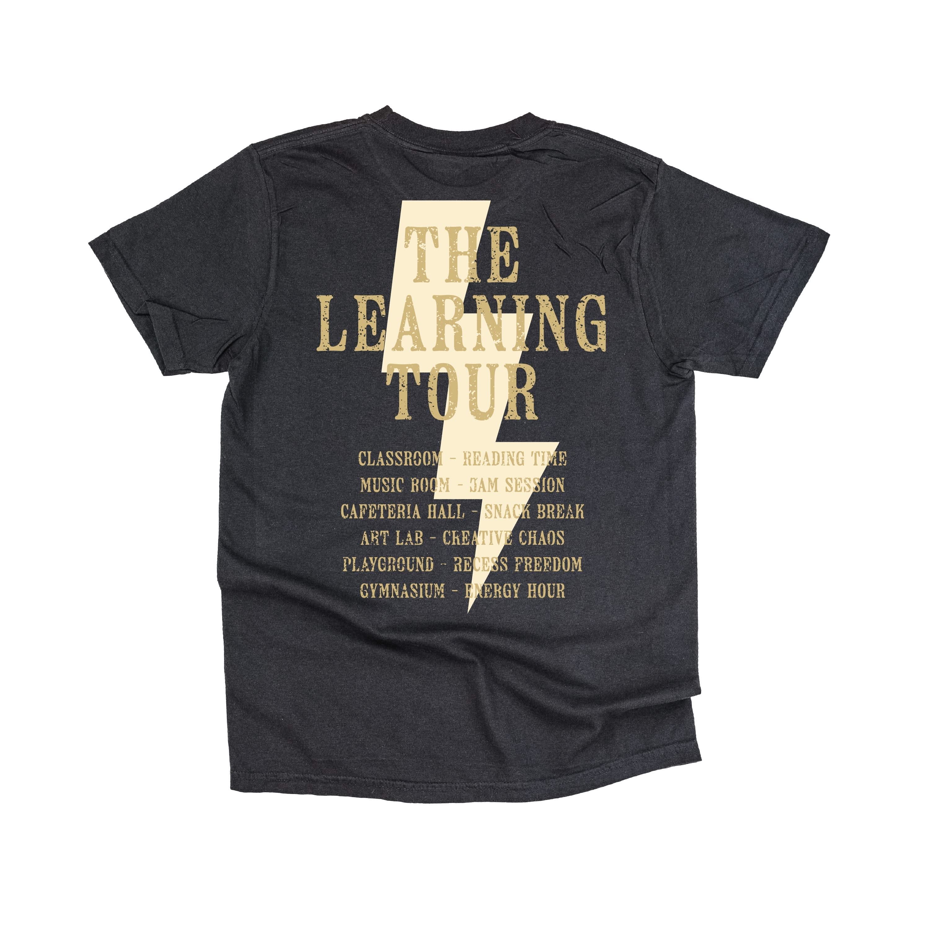 ABCD - The Learning Tour (f&b) - Comfort Colors Tee Little Mama Shirt Shop