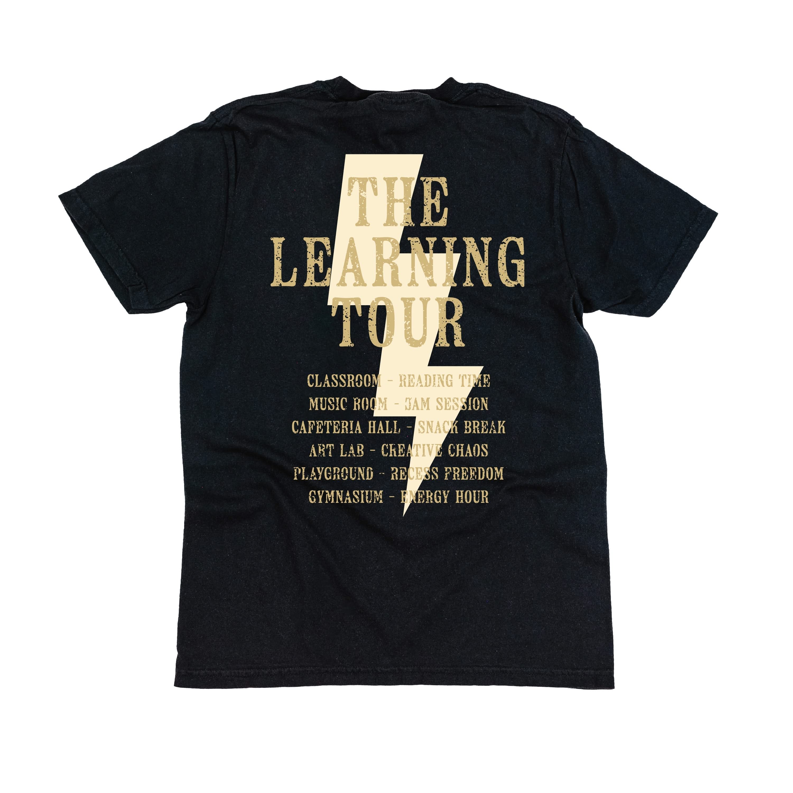 ABCD - The Learning Tour (f&b) - Comfort Colors Tee Little Mama Shirt Shop