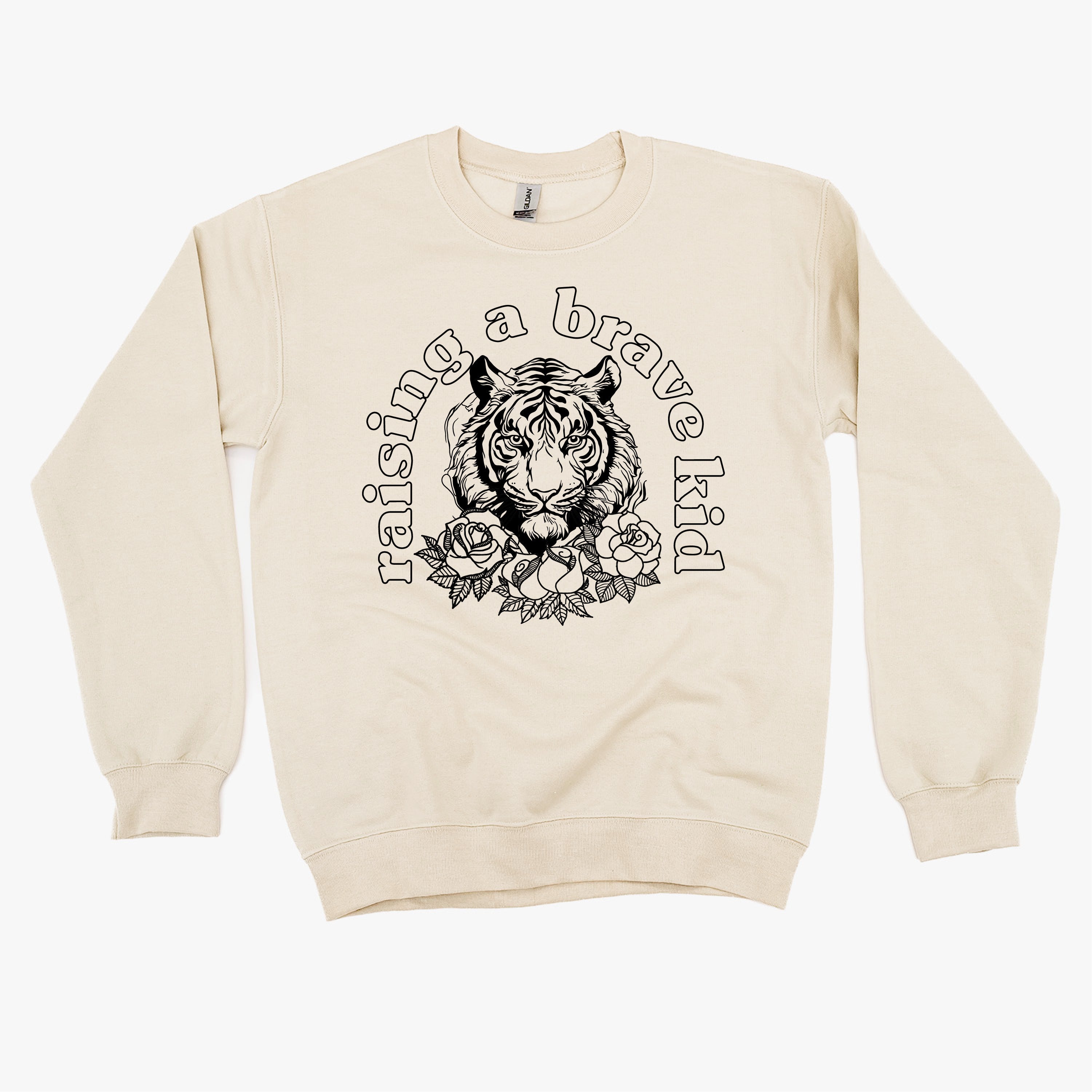 Raising A Brave Kid - BASIC Fleece Little Mama Shirt Shop LLC