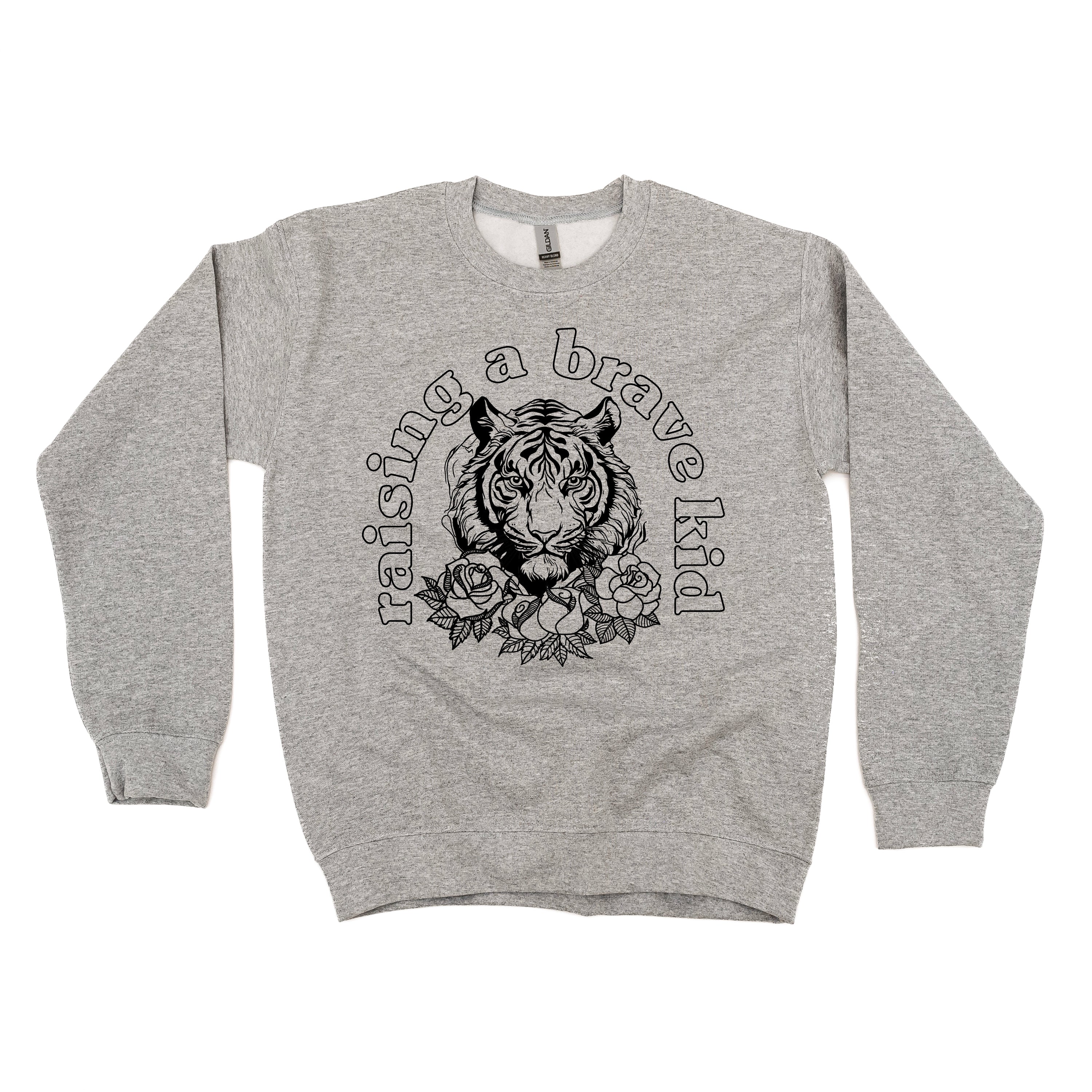 Raising A Brave Kid - BASIC Fleece Little Mama Shirt Shop LLC