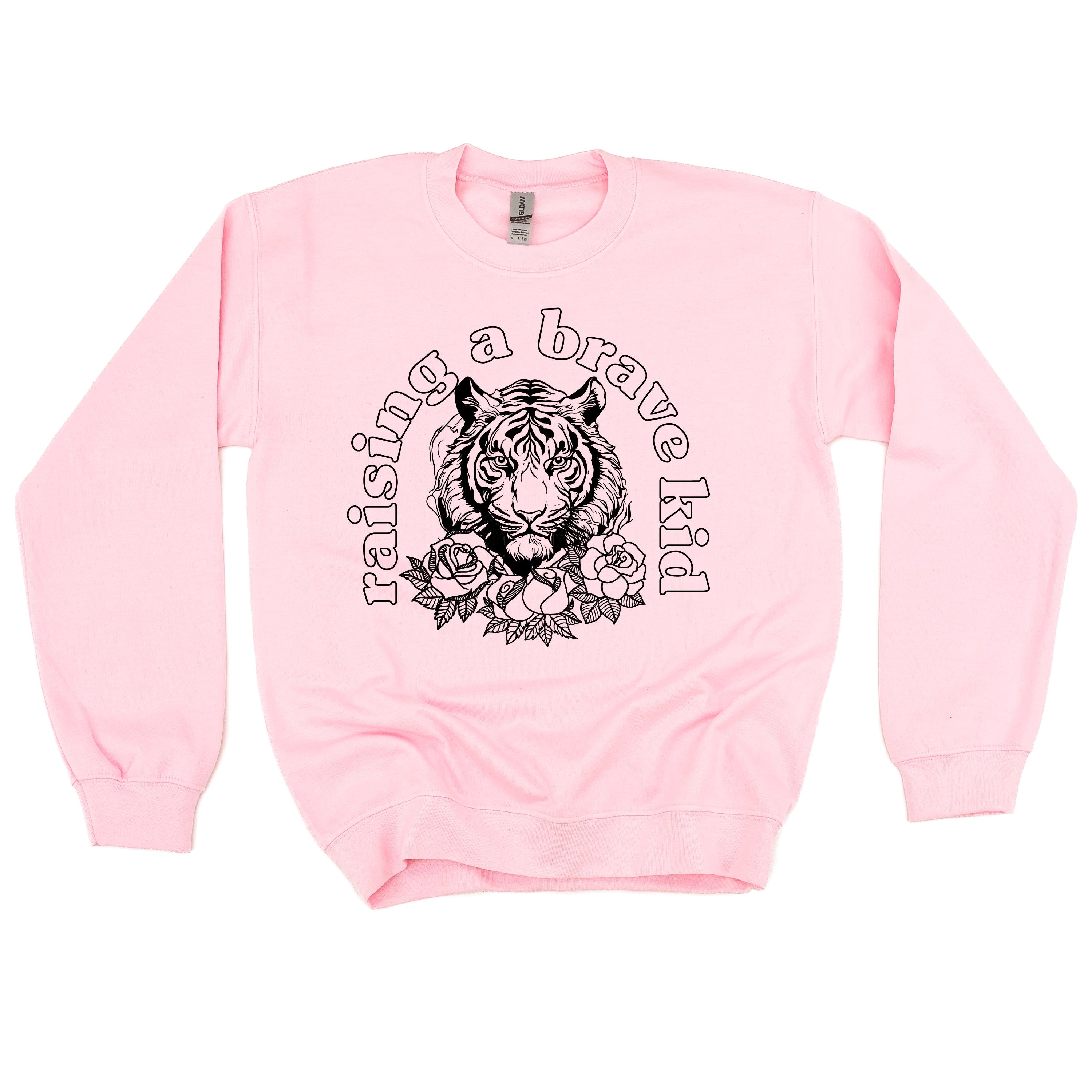 Raising A Brave Kid - BASIC Fleece Little Mama Shirt Shop LLC