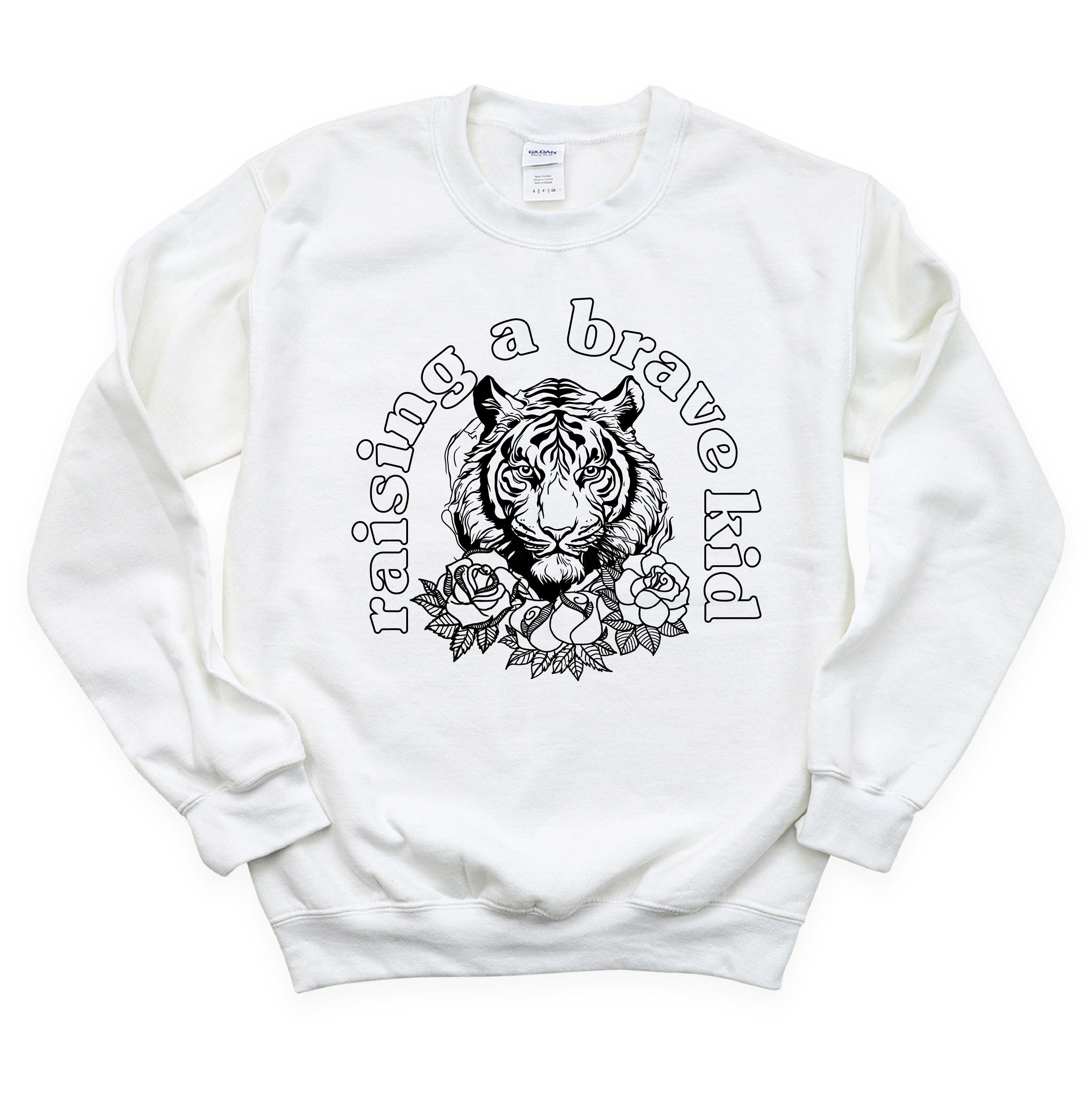 Raising A Brave Kid - BASIC Fleece Little Mama Shirt Shop LLC