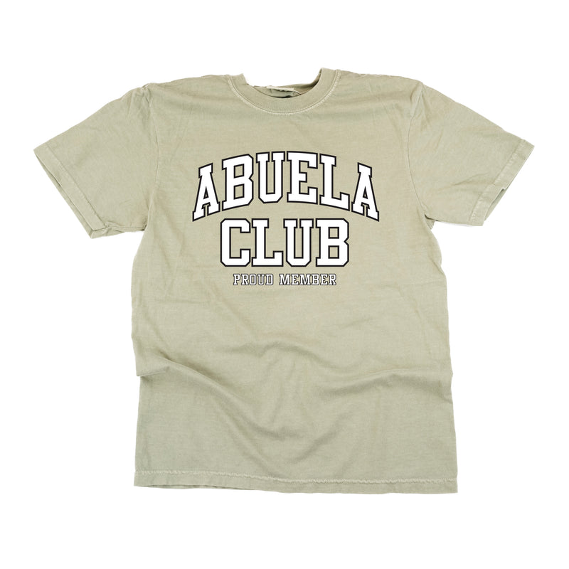 Varsity Style - ABUELA Club - Proud Member - SHORT SLEEVE COMFORT COLORS TEE