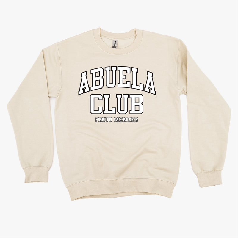 Varsity Style - ABUELA Club - Proud Member - BASIC FLEECE CREWNECK