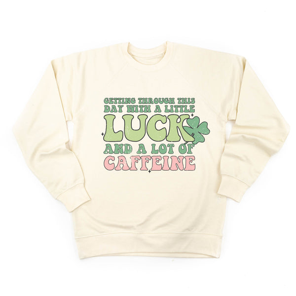 adult_lightweight_sweater_getting_through_this_day_with_caffeine_and_luck_little_mama_shirt_shop