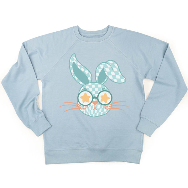 adult_lightweight_sweaters_blue_checkered_bunny_little_mama_shirt_shop