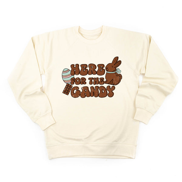 Here For the Candy - Easter - Lightweight Pullover Sweater