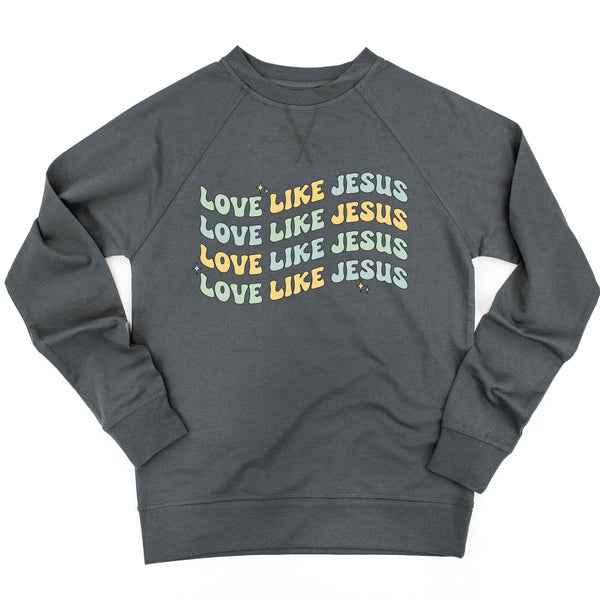 adult_lightweight_sweaters_love_like_Jesus_boy_little_mama_shirt_shop