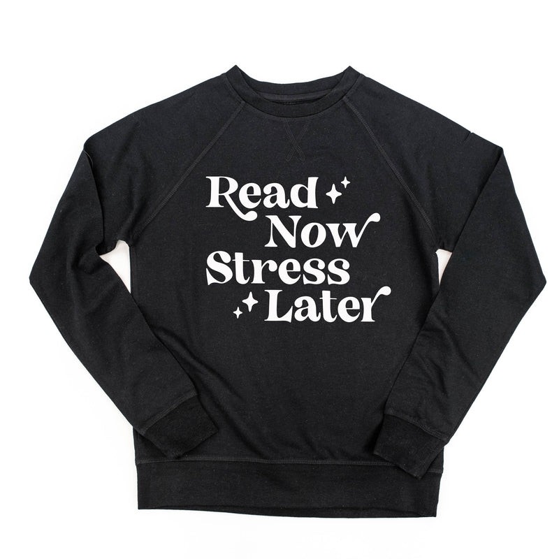 Read Now Stress Later - Lightweight Pullover Sweater