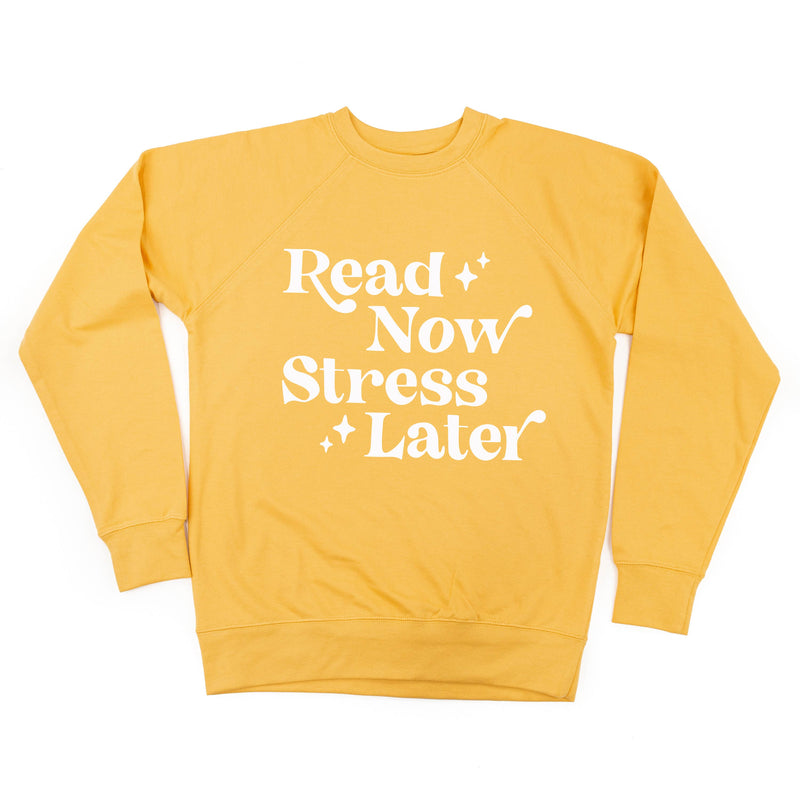 Read Now Stress Later - Lightweight Pullover Sweater