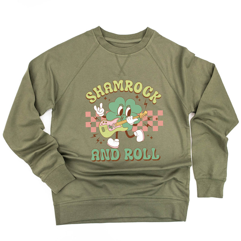 Rock N Roll Shamrock - Lightweight Pullover Sweater