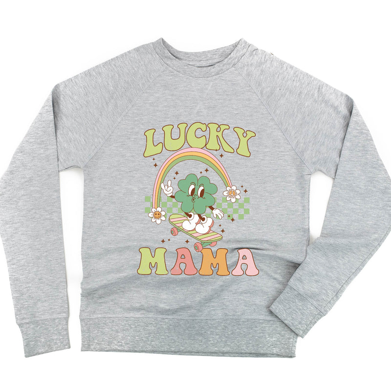 Skateboard - Lucky Mama - Lightweight Pullover Sweater