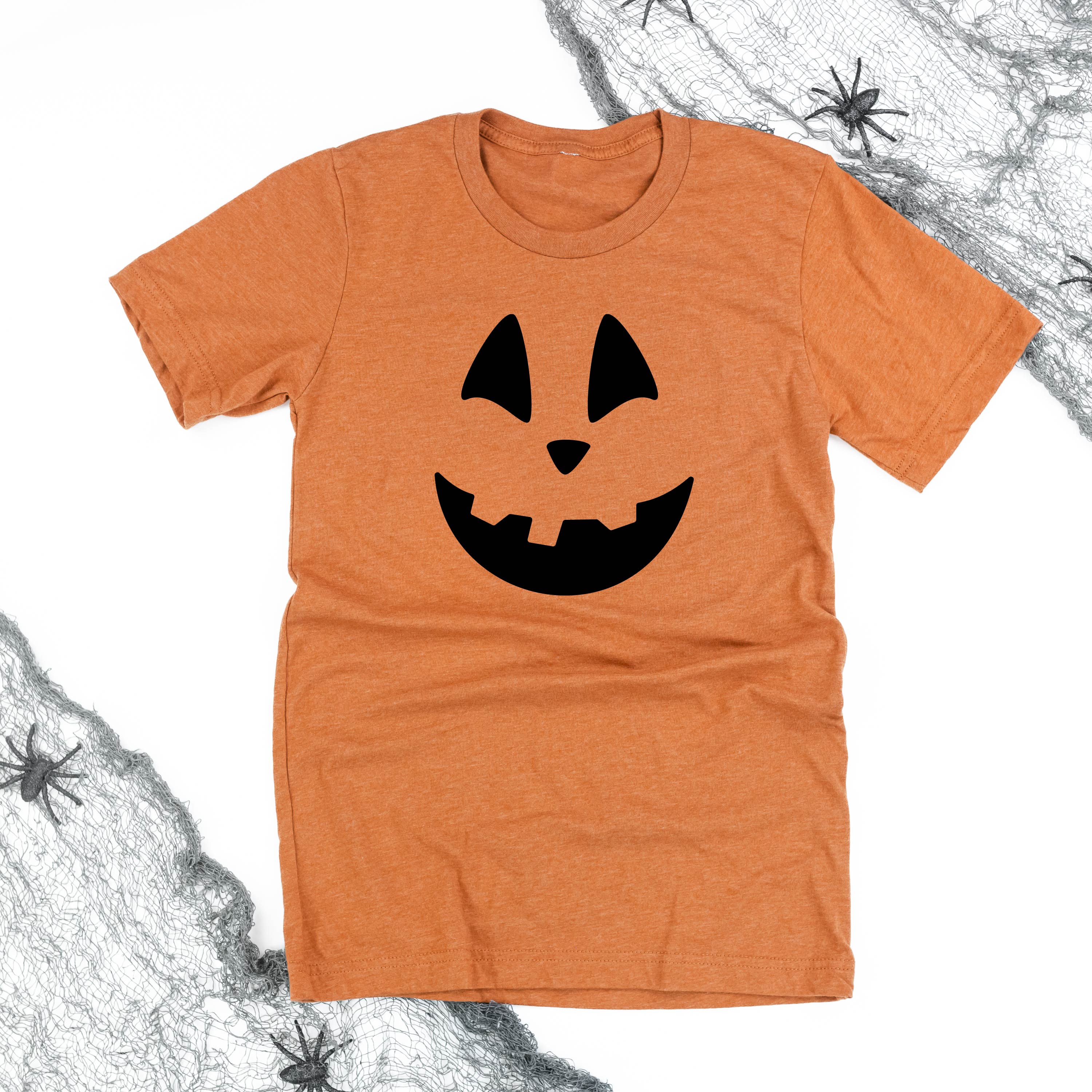 Happy Jack-o'-lantern Face - Unisex Tee Little Mama Shirt Shop