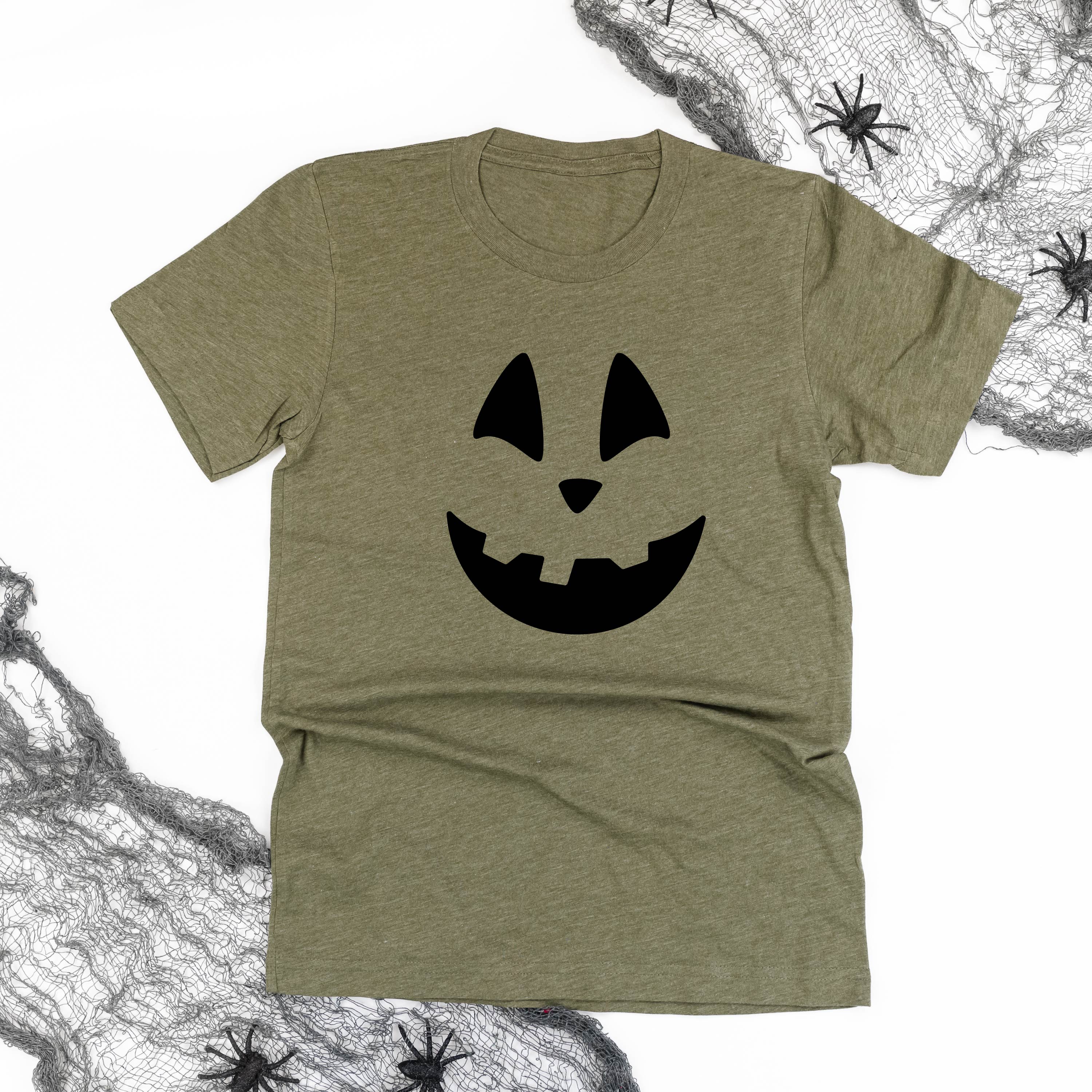 Happy Jack-o'-lantern Face - Unisex Tee Little Mama Shirt Shop