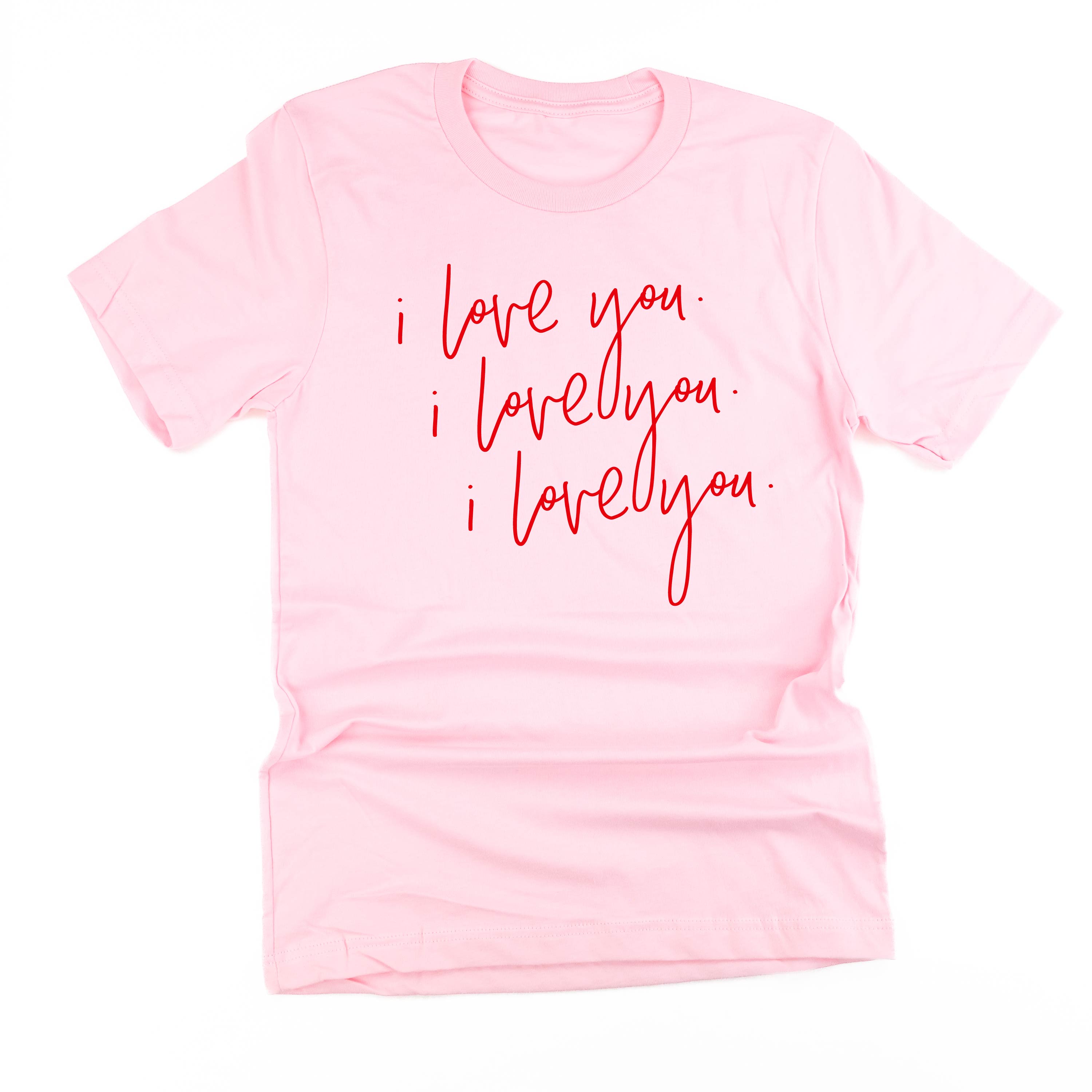 I Love You x3 - Unisex Tee Little Mama Shirt Shop
