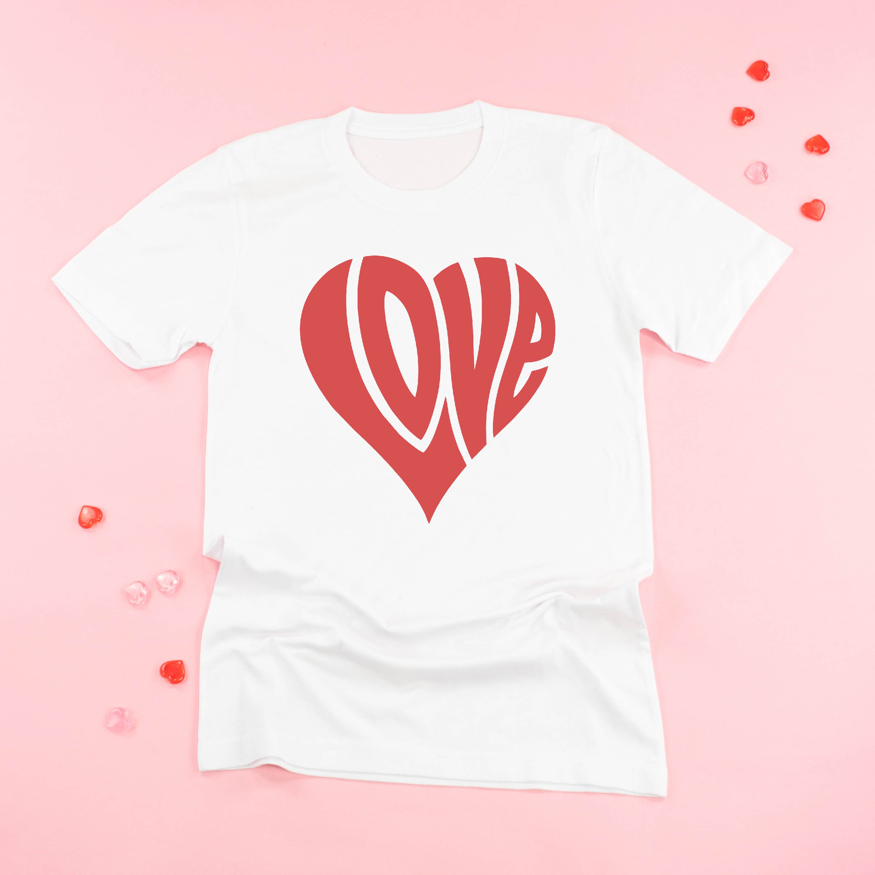 Love Heart - Unisex Tee Little Mama Shirt Shop
