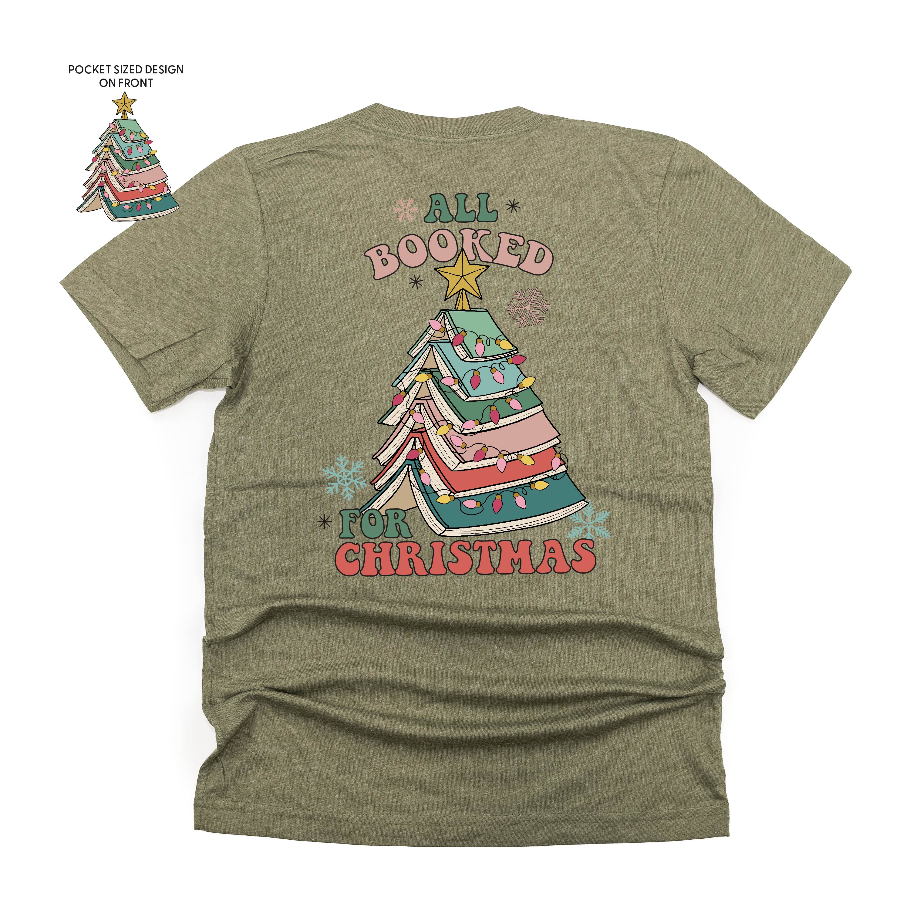 adult_unisex_short_sleeve_tees_all_booked_for_Christmas_little_mama_shirt_shop