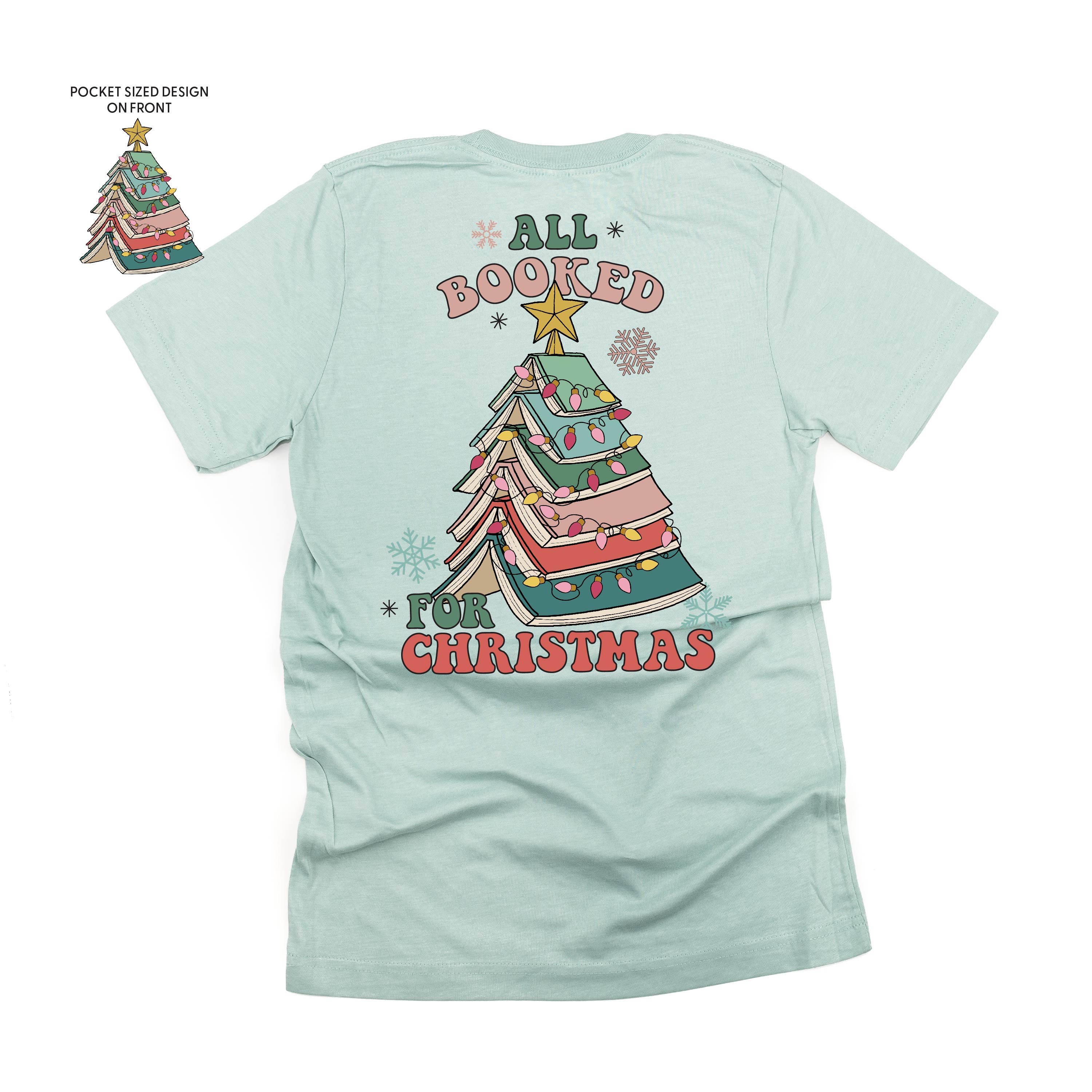 All Booked For Christmas (pf&b) - Unisex Tee Little Mama Shirt Shop