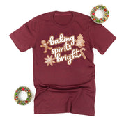 Baking Spirits Bright - Unisex Tee Little Mama Shirt Shop