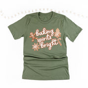 Baking Spirits Bright - Unisex Tee Little Mama Shirt Shop
